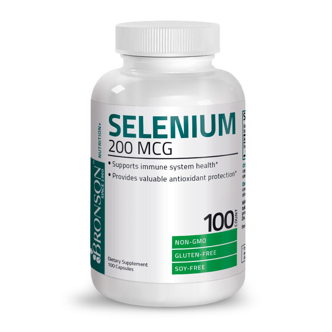 Seleniu 200 mcg, 100 capsule, Bronson Laboratories