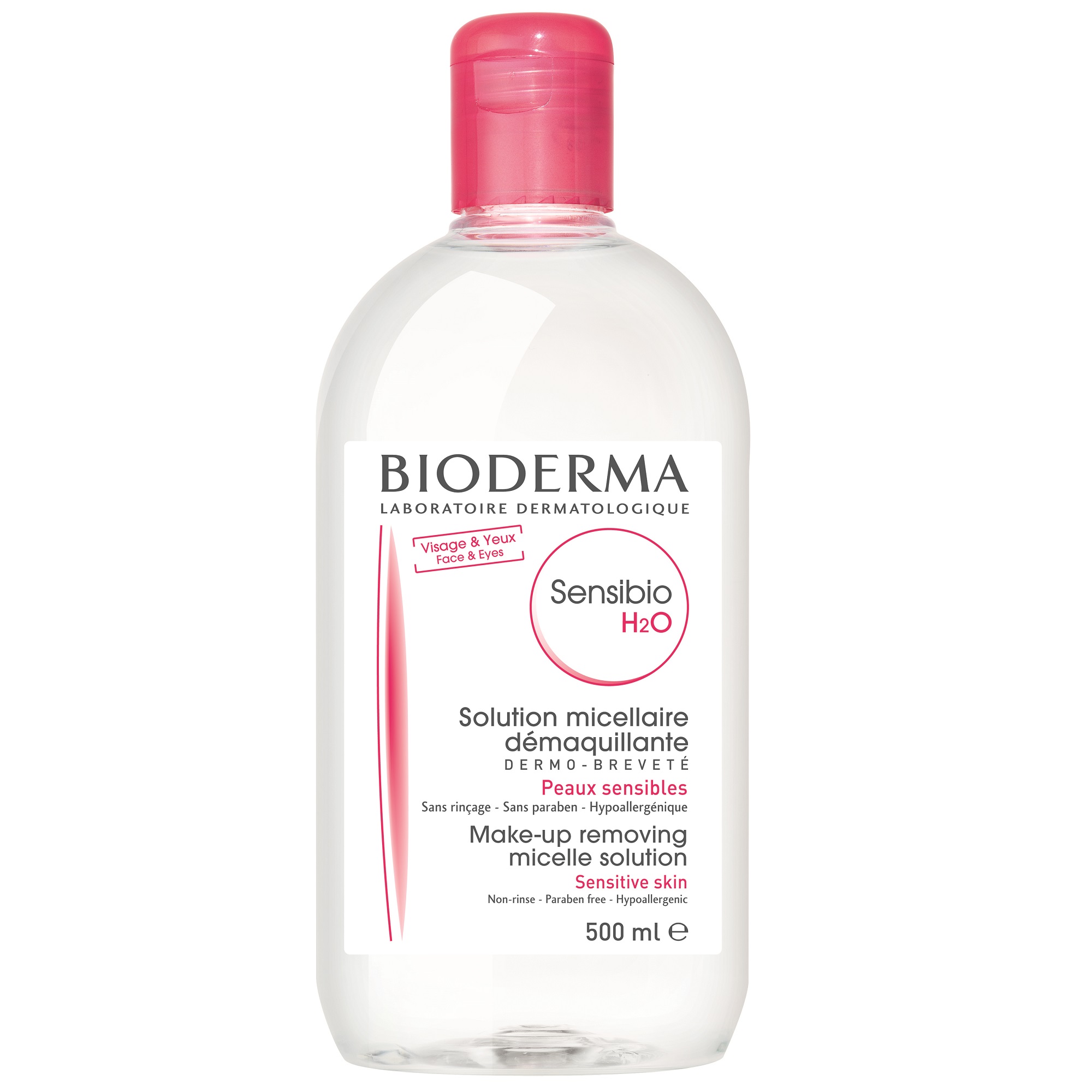 Solutie micelara Sensibio H2O, 500 ml, Bioderma