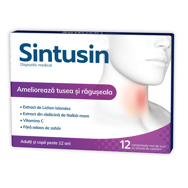 Sintusin, 12 comprimate de supt, Zdrovit