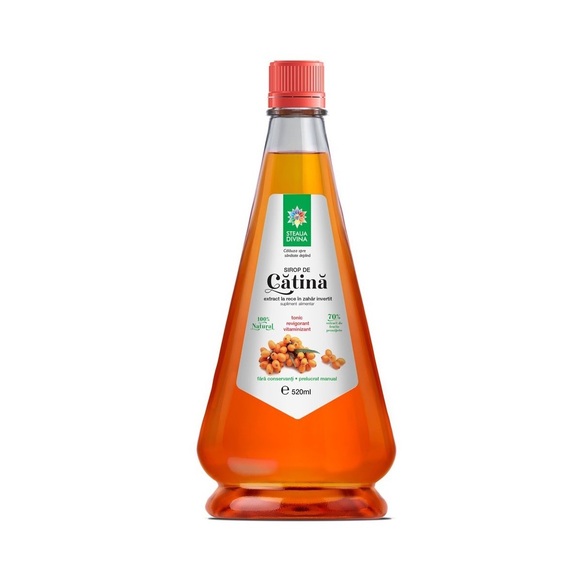 Sirop de catina, 520 ml, Steaua Divina