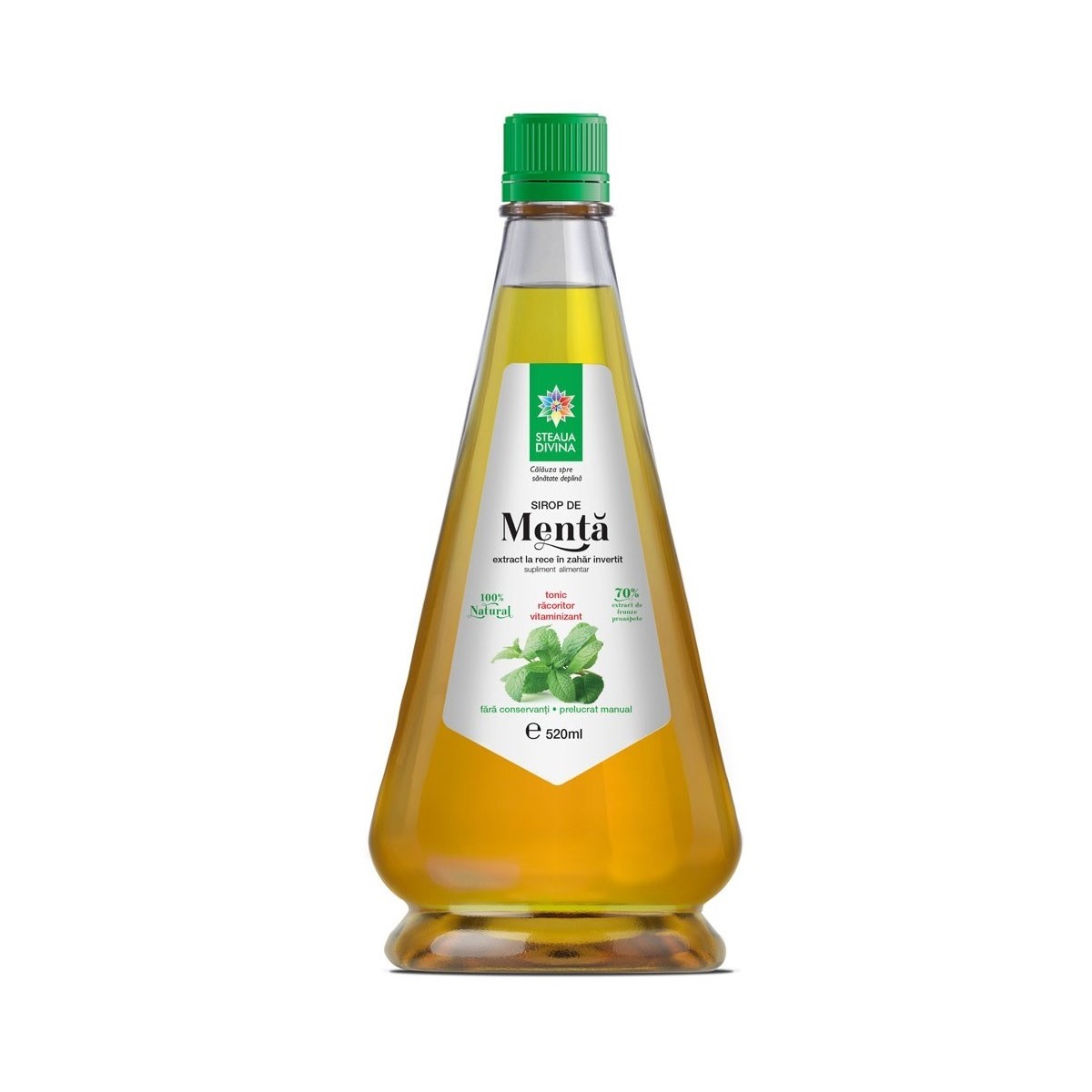 Sirop de menta, 520 ml, Steaua Divina