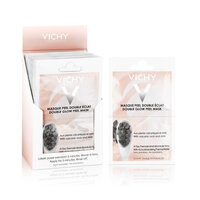 Masca de fata exfolianta cu efect iluminator, 2 x 6 ml, Vichy