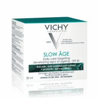 Crema de fata pentru corectarea si incetinirea aparitiei semnelor de imbatranire a tenului SPF 30 Slow Age, 50ml, Vichy