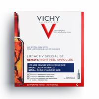 Fiole pentru exfoliere nocturna Liftactiv Specialist Glyco-C, 30 fiole, Vichy 