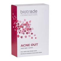 Sapun pentru tenul gras si predispus la acnee Acne Out, 100 g, Biotrade