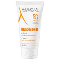 Crema fara parfum pentru protectie solara cu SPF 50, 40 ml, A-Derma Protect