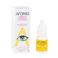Picaturi oculare lubrifiante antiiritante cu acid hialuronic Afomill, 10 ml, Montefarmaco