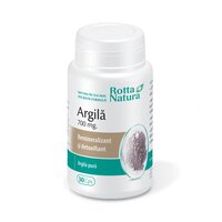 Argila 700 mg, 30 capsule, Rotta Natura