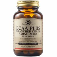Aminoacizi esentiali BCAA Plus, 50 capsule, Solgar