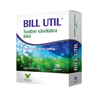 Bill Util cu extract de bila bovina, 20 capsule, Polisano
