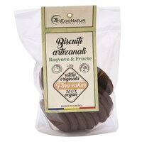 Biscuiti artizanali vegani fara zahar cu roscove fructe uscate, 150 g, Econatur
