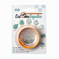 Bratara aromatizata antitantari portocalie de silicon masura reglabila, 1 bucata, Los moSquitos