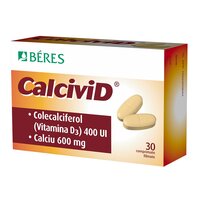 Calcivid, 30 comprimate, Beres Pharmaceuticals Co