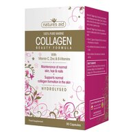 Collagen Beauty Formula cu vitamina C, zinc si vitamina B, 90 capsule, Natures Aid