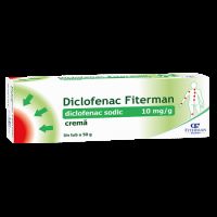 Diclofenac crema, 10 mg/g, 50 g, Fiterman