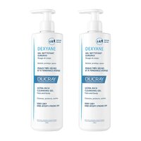 Pachet Gel de curatare ultra-nutritiv Dexyane Ducray, 400 ml + 400 ml, Ducray