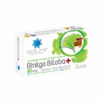 Ginkgo Biloba, 80 mg, 30 comprimate, BioSunLine