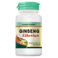 Ginseng Siberian, 30 capsule, Cosmopharm