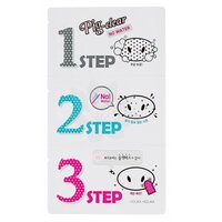 Kit in 3 pasi impotriva punctelor negre Pig Nose, 6.5 g,  Holika Holika