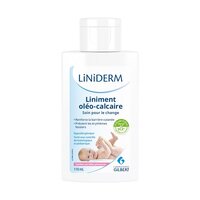 Liniment Oleo-calcaros pentru curatarea zonei scutecului Liniderm, 110 ml, Gilbert