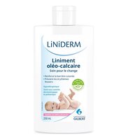 Liniment Oleo-calcaros pentru curatarea zonei scutecului Liniderm, 250 ml, Gilbert