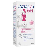 Lotiune intima ultra delicata pentru fete de la 3 ani Lactacyd, 200 ml, Perrigo