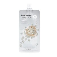 Masca de noapte cu extract de perla pentru luminozitate Pocket Pack, 10 ml, Missha