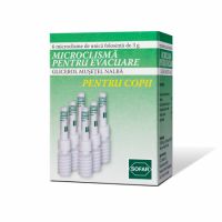Microclisma evacuanta pentru copii, 6 flacoane, Sofar
