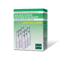 Microclisma evacuanta pentru copii, 6 flacoane, Sofar