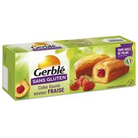 Minichec cu crema de capsuni fara gluten, 210 g, Gerble