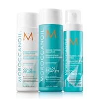 Set pentru par vopsit Color Complete, Sampon, 250 ml + Balsam, 250 ml + Spray pentru protectie, 160 ml, Moroccanoil