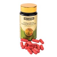 Ginkgo Biloba cu Ginseng si Royal Jelly, 60 capsule, Only Natura