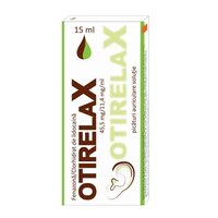 Otirelax picături auriculare, soluție, 45,5 mg/ml + 11,4 mg/ml, 15 ml, Rompharm