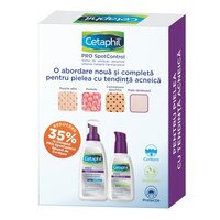 Pachet Spuma de curatare SpotControl PRO, 235 ml + Crema hidratanta SPF 30, 120 ml, Cetaphil