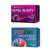 Pachet Super Beauty 30 comprimate + Potent, 30 comprimate, Cosmopharm
