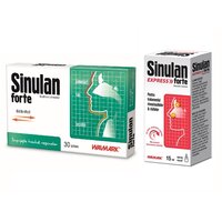Pachet Sinulan Forte, 30 tablete + Sinulan Express forte spray nazal, 15 ml, Walmark