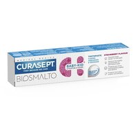 Pasta de dinti cu fluor pentru copii de la 6 luni - 6 ani Biosmalto Baby-Kid, 50 ml, Curasept