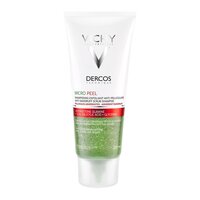 Sampon exfoliant impotriva matretii aderente Dercos Micro Peel, 200 ml, Vichy