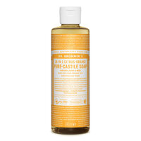 Sapun magic lichid 18 in 1 cu citrice Citrus Orange, 240 ml, Dr. Bronner's