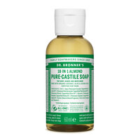 Sapun magic lichid 18in1 cu migdale pentru calatorii Almond, 60 ml, Dr. Bronner's