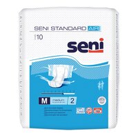 Scutece cu sistem inchis Standard Air, Medium, 10 bucati, Seni