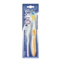 Periuta de dinti pentru albire X-Action cu dispozitiv de indeparatre a petelor Stain Lifter, Medium, White Glo 