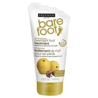 Tratament reparator de noapte pentru picioare cu ulei de marula si unt de cacao Bare Foot, 124 ml, Freeman