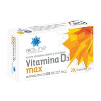 Vitamina D3 Max, 30 comprimate, BioSunLine