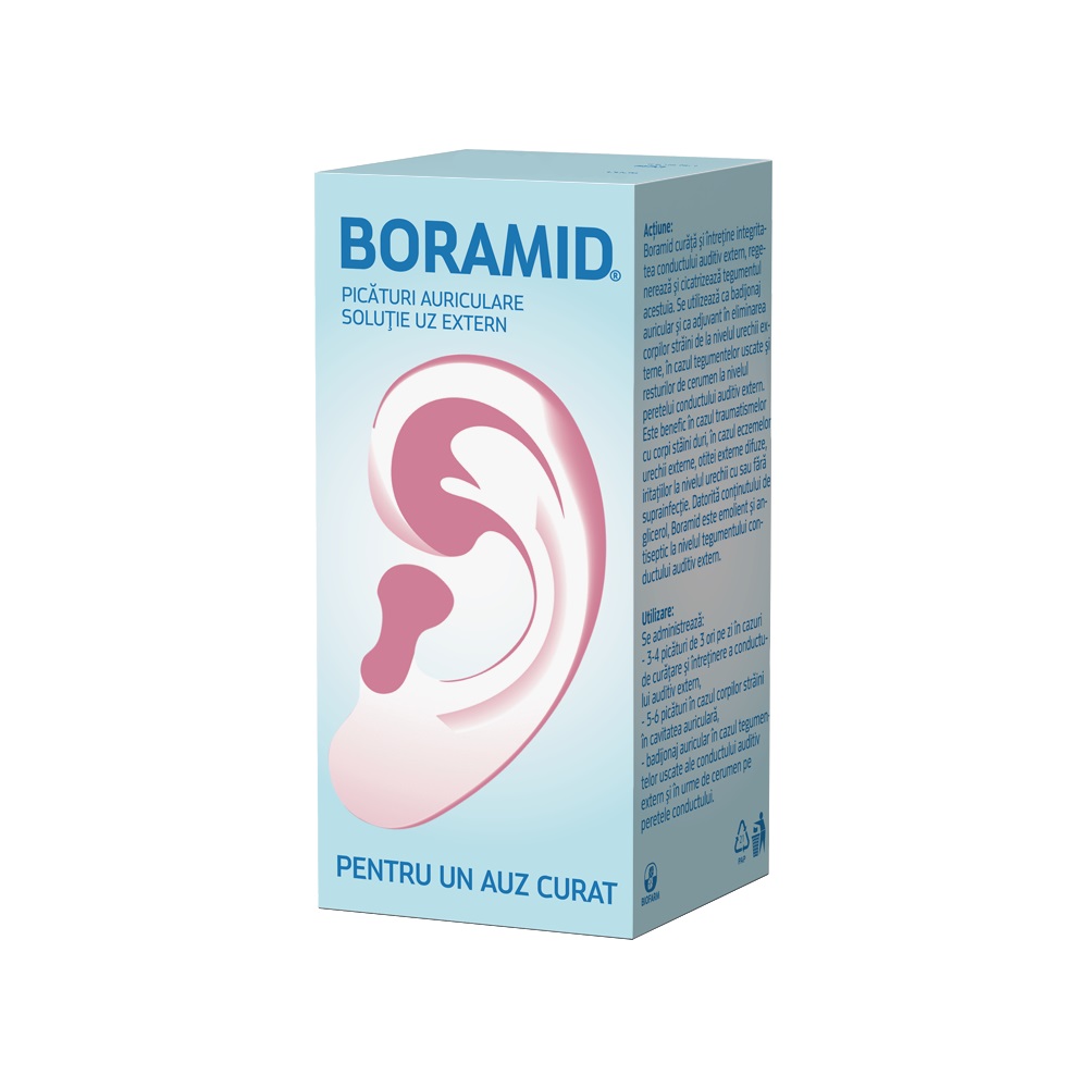 Solutie auriculara Boramid, 10 ml, Biofarm