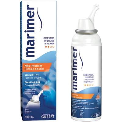 Spray nazal hipertonic Marimer, 100 ml, Gilbert