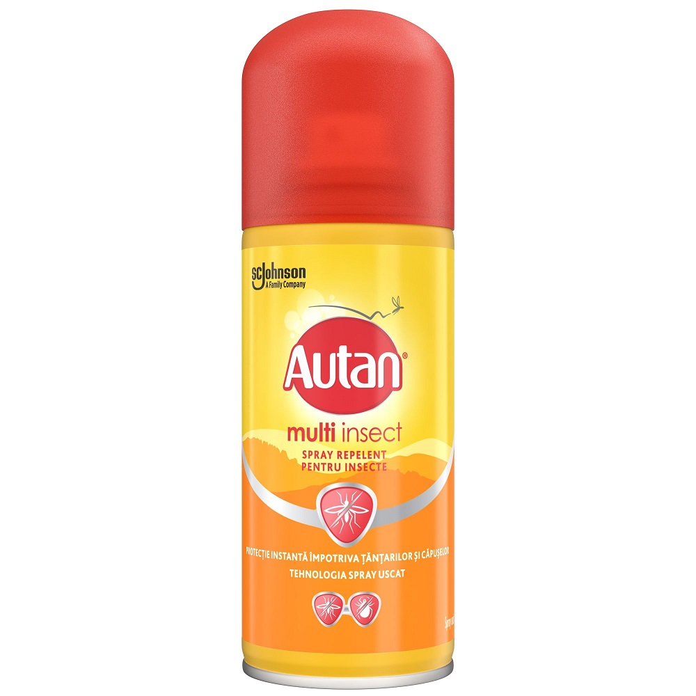 Spray repelent anti-tantari Multi Insect, 100 ml, Autan 