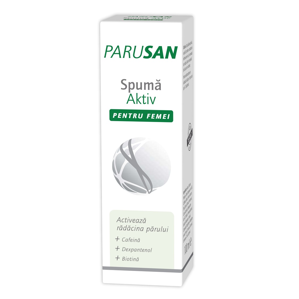 Parusan Spuma de par Aktiv pentru femei, 100 ml, Theiss Naturwaren