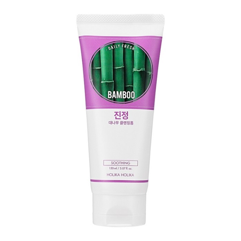 Spuma de curatare cu bambus Daily Fresh, 150 ml, Holika Holika