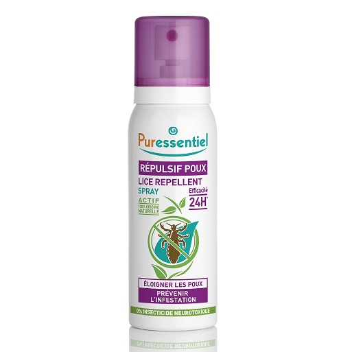 Spray Repelent anti-paduchi, 75 ml, Puressentiel 